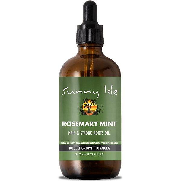 Sunny Isle Rosemary Mint And Strong Roots Oil 3oz